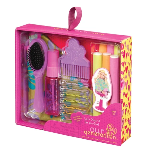 Our Generation, Let’s Hear It For The Curl Hair Salon Styling Set for Kids Ages 3+ 18 Our Generation, Let’s Hear It For The Curl Hair Salon Styling Set for Kids Ages 3+ 18