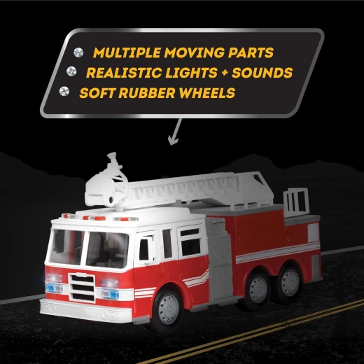 Driven , Mini Fire Truck with Lights and Sound - Driven - Image 6