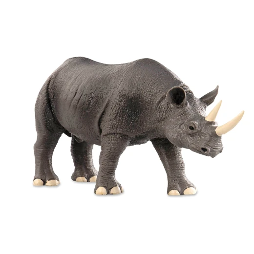 Terra, Classic Rhino Animal Figurine Hand-Painted Premium Durable Plastic Collectible Toy for Kids Ages 3+ Educational Wildlife Diorama Terra, Classic Rhino Animal Figurine Hand-Painted Premium Durable Plastic Collectible Toy for Kids Ages 3+ Educational Wildlife Diorama