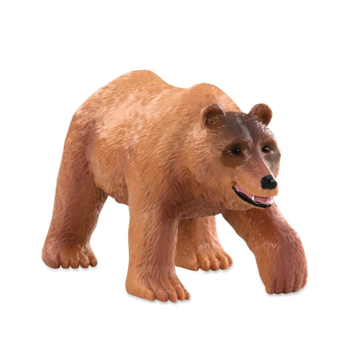 Terra, Grizzly Bear Animal Figurine Hand-Painted Durable Plastic Collectible Toy for Kids Ages 3+ Educational Wildlife Diorama Accessory Terra, Grizzly Bear Animal Figurine Hand-Painted Durable Plastic Collectible Toy for Kids Ages 3+ Educational Wildlife Diorama Accessory
