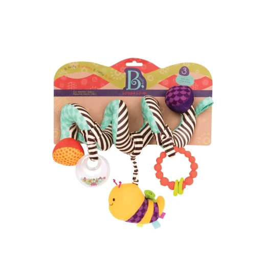 B. Toys, Wiggle Wrap Sensory Wrap Around Toy For Newborns With Hanging Bee Rattles Teething Ring Adjustable Stroller Crib And Car Seat Activity Toy Infant Sensory Play B. Toys, Wiggle Wrap Sensory Wrap Around Toy For Newborns With Hanging Bee Rattles Teething Ring Adjustable Stroller Crib And Car Seat Activity Toy Infant Sensory Play