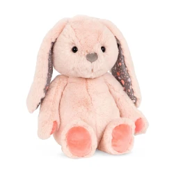 B. Toys, Happyhues Butterscotch Bunny Plush Soft Stuffed Rabbit 12 Inch Baby Toy Cuddly Animal Machine Washable Safe Newborn Gift Comfort Toy Single Item