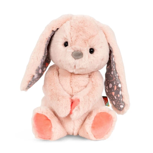 B. Toys, Happyhues Butterscotch Bunny Plush Soft Stuffed Rabbit 12 Inch Baby Toy Cuddly Animal Machine Washable Safe Newborn Gift Comfort Toy Single Item - B. toys - Image 3