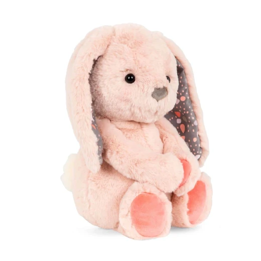 B. Toys, Happyhues Butterscotch Bunny Plush Soft Stuffed Rabbit 12 Inch Baby Toy Cuddly Animal Machine Washable Safe Newborn Gift Comfort Toy Single Item - B. toys - Image 4