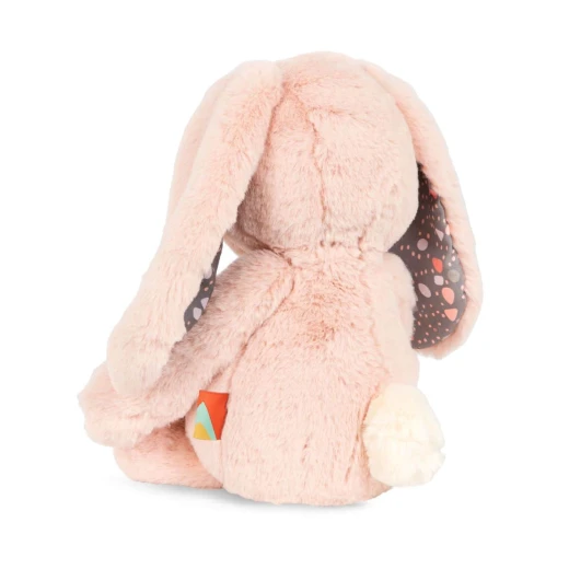 B. Toys, Happyhues Butterscotch Bunny Plush Soft Stuffed Rabbit 12 Inch Baby Toy Cuddly Animal Machine Washable Safe Newborn Gift Comfort Toy Single Item - B. toys - Image 5