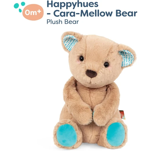 B. Toys, Happyhues Cara Mellow Bear Plush Soft Teddy Bear 12 Inch Baby Toy Cuddly Stuffed Animal Machine Washable Safe Newborn Gift Comfort Toy - B. toys - Image 4