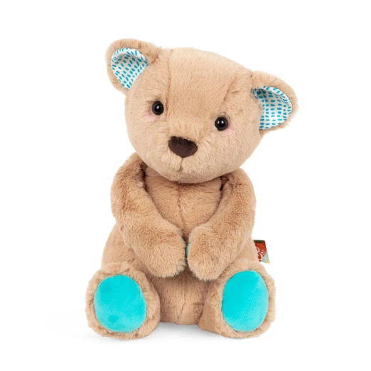 B. Toys, Happyhues Cara Mellow Bear Plush Soft Teddy Bear 12 Inch Baby Toy Cuddly Stuffed Animal Machine Washable Safe Newborn Gift Comfort Toy - B. toys - Image 6