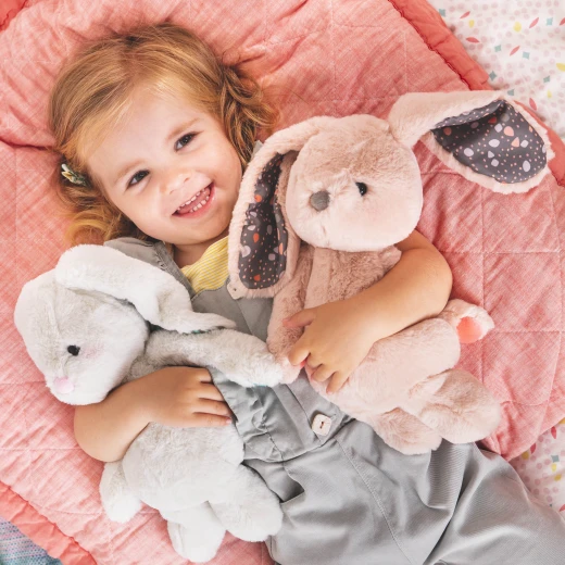 B. Toys, Happyhues Peppy Mint Bunny Plush Soft Stuffed Rabbit 12 Inch Baby Toy Cuddly Animal Machine Washable Safe Newborn Gift Comfort Toy Single Item - B. toys - Image 6