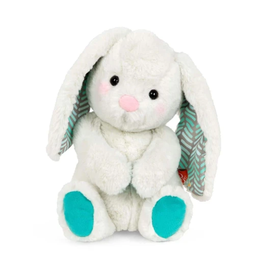 B. Toys, Happyhues Peppy Mint Bunny Plush Soft Stuffed Rabbit 12 Inch Baby Toy Cuddly Animal Machine Washable Safe Newborn Gift Comfort Toy Single Item - B. toys - Image 7