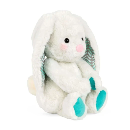 B. Toys, Happyhues Peppy Mint Bunny Plush Soft Stuffed Rabbit 12 Inch Baby Toy Cuddly Animal Machine Washable Safe Newborn Gift Comfort Toy Single Item - B. toys - Image 8
