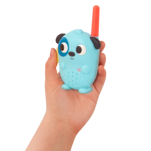 B. Toys, Lolo And Woofer Walkie Talkies Kids Communication Set With Animal Design Long Range Portable Two Way Radios Indoor Outdoor Pretend Play Toy For Kids 3 Years Plus - B. toys - Image 4