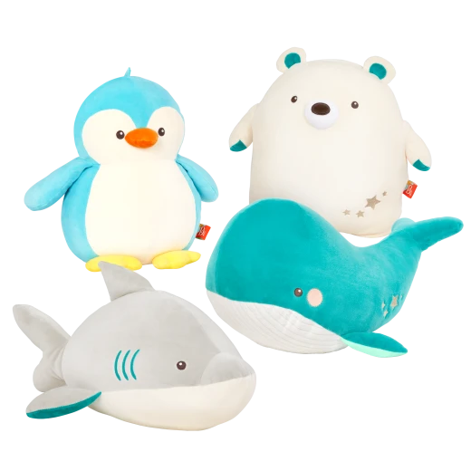 B. Toys, Huggable Squishies Poppy Penguin Soft Plush Stuffed Animal Squishy Penguin Toy Machine Washable Cuddle Companion For Babies Toddlers And Kids Newborn Plus - B. toys - Image 2