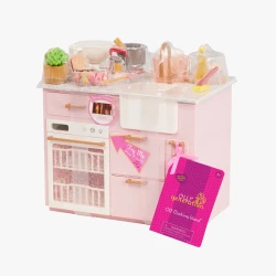 Our Generation Electronic Kitchen Island Set For 46 Cm Dolls