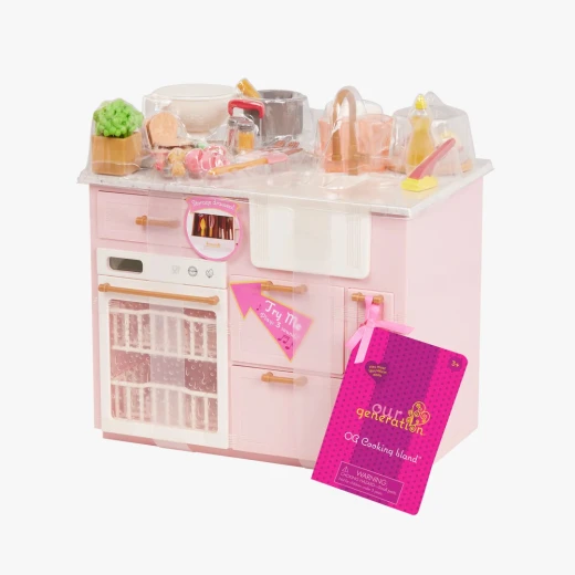 Our Generation Electronic Kitchen Island Set For 46 Cm Dolls Our Generation Electronic Kitchen Island Set For 46 Cm Dolls