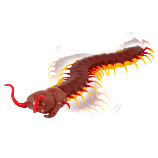 Terra, Giant Scolopendra Electronic RC Centipede Toy with LED Eyes Durable Design for Kids Ages 6+ Educational Insect Playset - Terra - Image 2