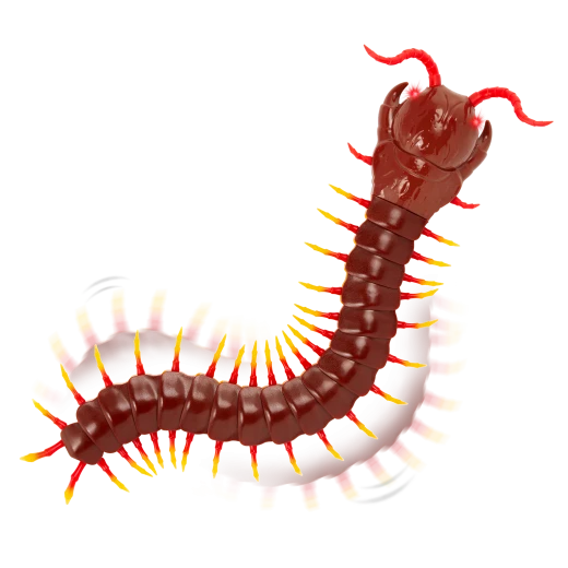 Terra, Giant Scolopendra Electronic RC Centipede Toy with LED Eyes Durable Design for Kids Ages 6+ Educational Insect Playset - Terra - Image 6