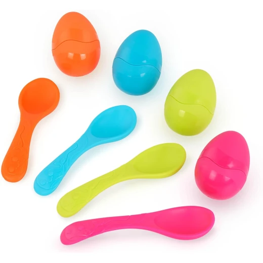 B. Toys, 3 Outdoor Games For Kids Racing Sacks 3 Legged Race Bands Egg And Spoon Game Outdoor Games Galore Party Activity Set For Kids 5 Years Plus Active Group Play Coordination Skills - B. toys - Image 3