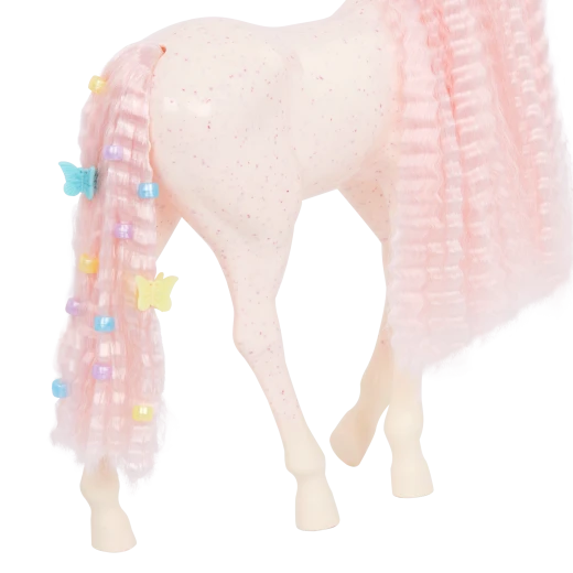 Our Generation, Elara & Lumina 18" Doll and Foal Hair Play Set for Kids Ages 3+ Gray Blue Eyes Pink Hair Styling Accessories - Our Generation - Image 7