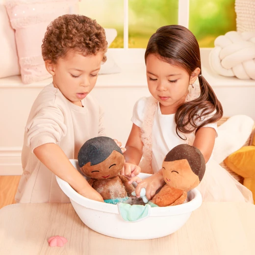 LullaBaby, Baby Doll Bathtub Set with Bath Toys Soap Shampoo Bubbles and Washcloth for Imaginative Bath Time Play Fits Most 14 Inch Dolls Perfect for Kids Ages 2 Years and Up - Lullababy - Image 6