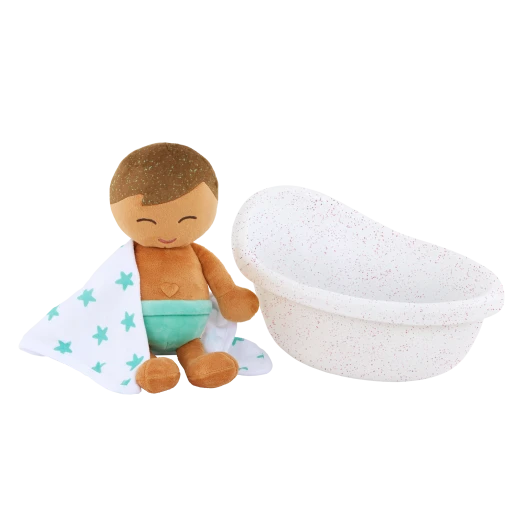 LullaBaby, Baby Doll Bathtub Set with Bath Toys Soap Shampoo Bubbles and Washcloth for Imaginative Bath Time Play Fits Most 14 Inch Dolls Perfect for Kids Ages 2 Years and Up - Lullababy - Image 8