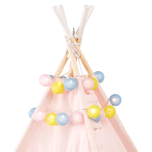 Our Generation, Suite Retreat Kids' Play Tent & Accessories for Ages 3+ 18" Doll Play Tent Pink Globe String Lights Pillow Indoor Camping - Our Generation - Image 2