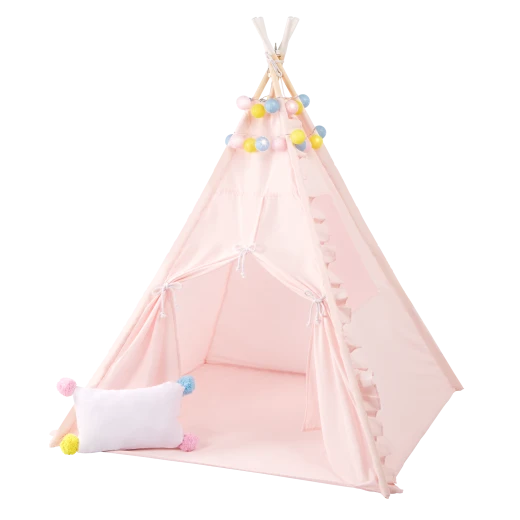 Our Generation, Suite Retreat Kids' Play Tent & Accessories for Ages 3+ 18" Doll Play Tent Pink Globe String Lights Pillow Indoor Camping - Our Generation - Image 8