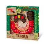 TERRA, Giant Scolopendra Remote Control Centipede Toy LED Eyes Realistic Crawling Insect RC Movement Kids 6+ Interactive Educational Animal Toy Long Body Flexible Motion - Terra
