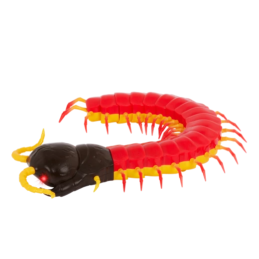 TERRA, Giant Scolopendra Remote Control Centipede Toy LED Eyes Realistic Crawling Insect RC Movement Kids 6+ Interactive Educational Animal Toy Long Body Flexible Motion - Terra - Image 5