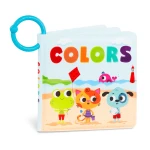 B. Toys, Color Bath Book Tub Time Books Colors Waterproof Baby Bath Books With Animals And Ring Clips Early Learning Toy For Babies 6 Months Plus Sensory Bath Time Play - B. toys