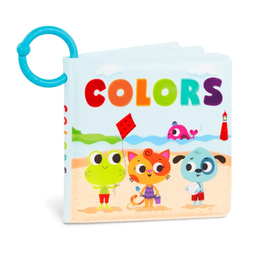 B. Toys, Color Bath Book Tub Time Books Colors Waterproof Baby Bath Books With Animals And Ring Clips Early Learning Toy For Babies 6 Months Plus Sensory Bath Time Play B. Toys, Color Bath Book Tub Time Books Colors Waterproof Baby Bath Books With Animals And Ring Clips Early Learning Toy For Babies 6 Months Plus Sensory Bath Time Play