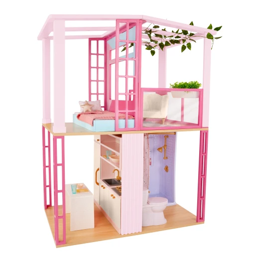 Our Generation, Lovely Loft Pink Dollhouse & Furniture Playset for Kids Ages 3+ 18