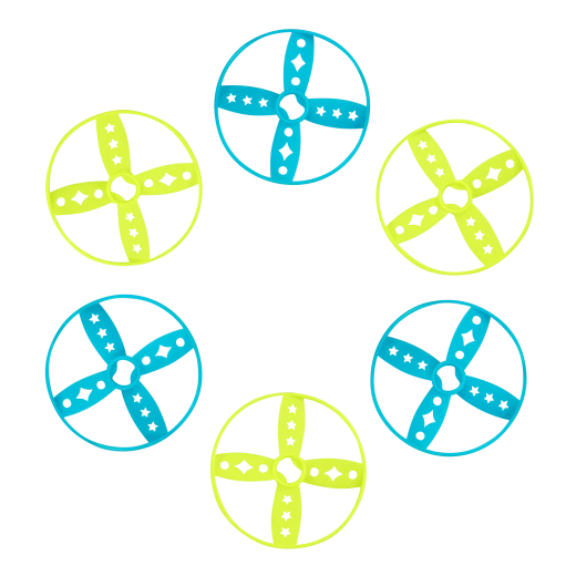 B. Toys, Light-Up Disc Launcher RocketGlow Flying Disc Toy Glow In The Dark Discs Catching Nets Outdoor Indoor Active Play Toy For Kids 4 Years Plus Hand Eye Coordination Game Battery Operated - B. toys - Image 3
