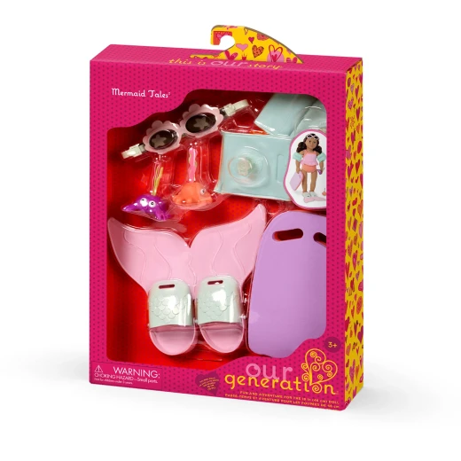Our Generation, Mermaid Tales Doll Swim Fin Accessory Set for Kids Ages 3+ 18 Our Generation, Mermaid Tales Doll Swim Fin Accessory Set for Kids Ages 3+ 18