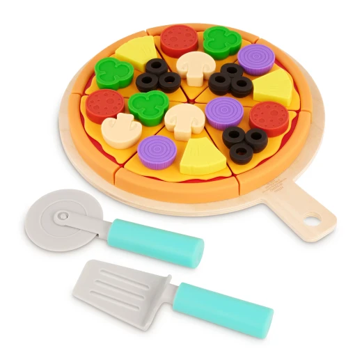 Battat, Cook 'n' Go BBQ 26-Piece Educational Playset for Kids Ages 3+ with Grill Skewer Shrimp Veggies Corn Hot Dog Condiment Bottles Stackable Burger Ingredients Tongs and Plates for Pretend Role-Play - Battat - Image 10