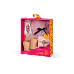 Our Generation, Surprise & Shine Dress Outfit with Mystery Jewelry Bag for Kids Ages 3+ 18" Doll Clothes Shimmery Dress Cowgirl Boots - Our Generation