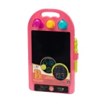 B. Toys, Rainbow Doodler LCD Drawing Tablet Reusable Rainbow Color Drawing Board With Dual Tip Stylus And Stamps Instant Erase Portable Creative Toy For Kids 3 Years Plus Fine Motor Skills - B. toys