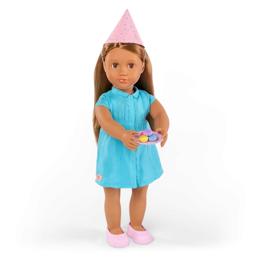 Our Generation, Love to Party 21-pc Pink Storage Case & Accessories for Kids Ages 3+ 18" Doll Party Set Balloons Camera Macarons - Our Generation - Image 3