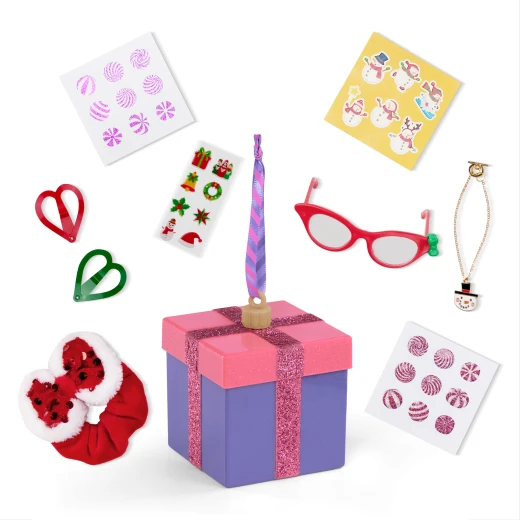 Our Generation, Surprise Decorations Holiday Gift Box Series Collectible Mystery Toy for Kids Ages 3+ 18" Doll Accessories Ornament One Piece Random Style - Our Generation - Image 3