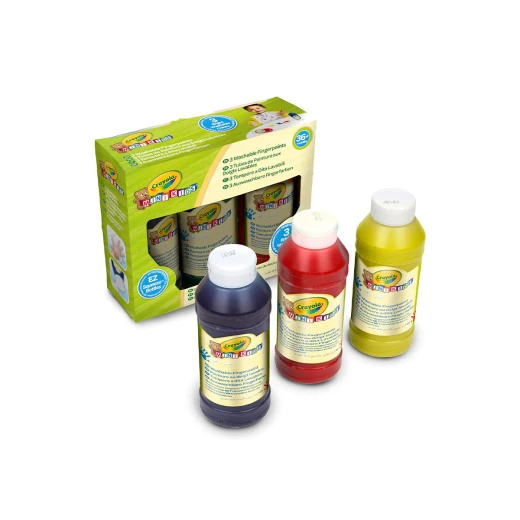 كرايولا - دهان أصابع صغير للأطفال قابل للغسل 1×3 كرايولا - دهان أصابع صغير للأطفال قابل للغسل 1×3