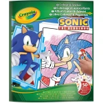 Crayola, Sonic Coloring Book 32 Pages and 4 Sticker Pages - Crayola