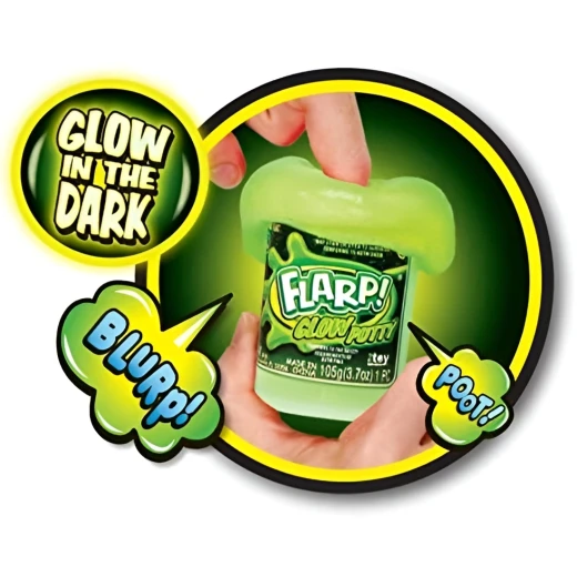 JARU, Glow-in-the-Dark Flarp Putty, Random Color - Jaru - Image 5