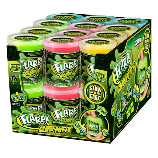 JARU, Glow-in-the-Dark Flarp Putty, Random Color - Jaru - Image 7