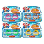JARU, Dive Fun Animal Style Adjustable Kids Swim Goggles Neon Colors Pool and Beach Activity Swimming Accessories for Boys and Girls Ages 6 Plus Random Animal Styles - Jaru