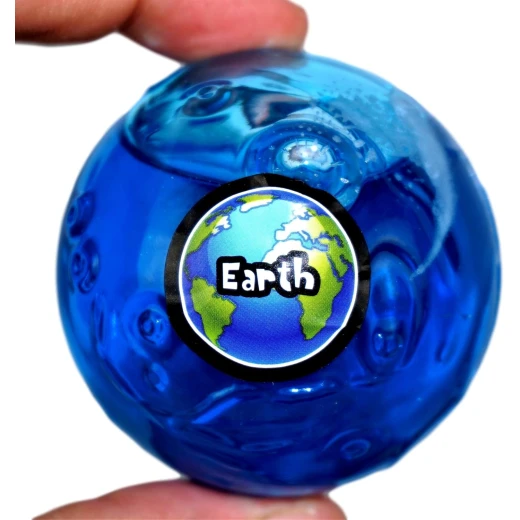 JARU, Planet Putty Galaxy Solar System Stress Slime Assorted Metallic Planets Single Pack with Collectable Bouncy Ball Educational Sensory Toy for Kids and Adults - Jaru - Image 3
