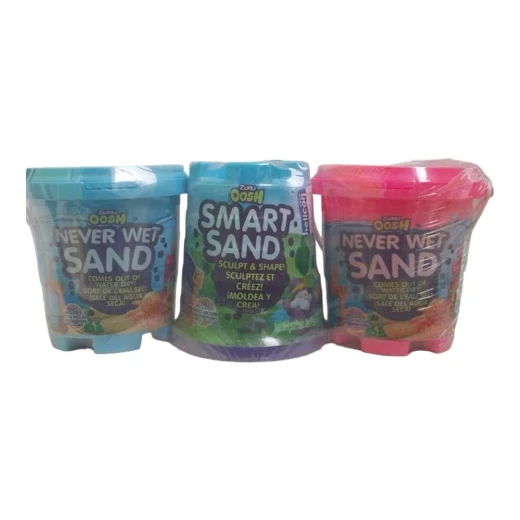 Zuru | OOSH Smart Sand | Never Wet Sand | 3-Pack | Random Colors Zuru | OOSH Smart Sand | Never Wet Sand | 3-Pack | Random Colors