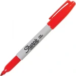 Sharpie, Permanent Marker, Red - Sharpie