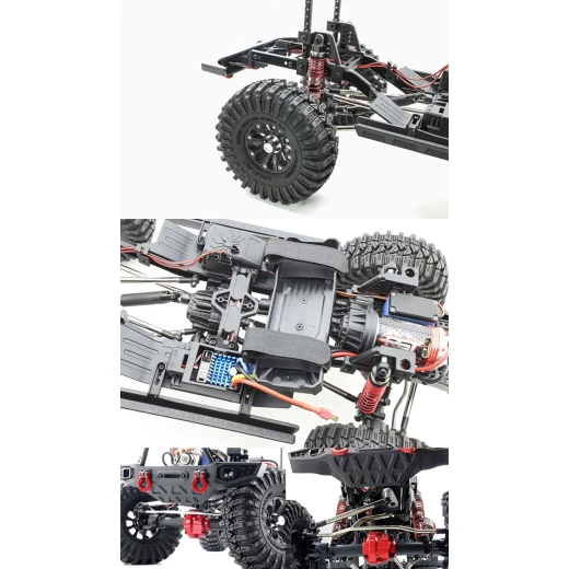 RGT EX86120 1/10 RC Car 4WD Off-Road Climbing Crawler Reverse Drive System RTR Vehicle with LED Lights Durable High Torque Motor - K Toys - Image 3