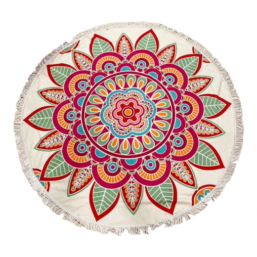 Aqua Poncho , Round Beach Towel , 150 cm , with Bag Aqua Poncho , Round Beach Towel , 150 cm , with Bag