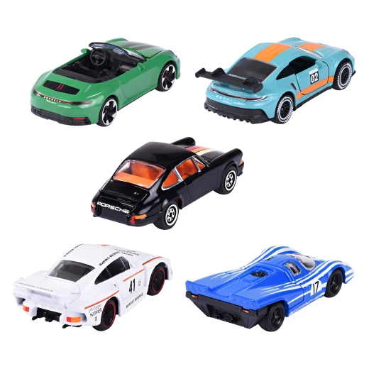 Majorette, Porsche Motorsport Cars Giftpack 5 Die-Cast Vehicles 1:64 Scale with Rolling Wheels and Opening Parts 917 911 Carrera RS 935 K3 GT3 Cup 992 - MAJORETTE - Image 3