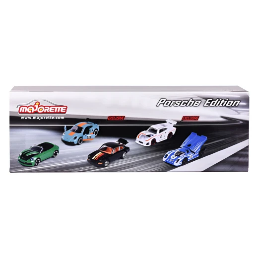 Majorette, Porsche Motorsport Cars Giftpack 5 Die-Cast Vehicles 1:64 Scale with Rolling Wheels and Opening Parts 917 911 Carrera RS 935 K3 GT3 Cup 992 - MAJORETTE - Image 8